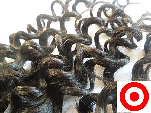 DaJun Hair 4 * 4 Лейси Закопчалката 10 Средната Част от Избелени Възли Перу Девствени Коси Дълбока Вълна от