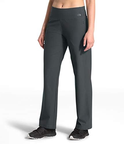 Ежедневни дамски панталони The NORTH FACE с висока засаждане, Асфальтово-сив цвят (миналия сезон), Малки обикновени