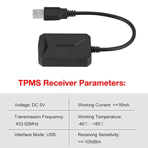 USB Система за Контрол на налягането в гумите TPMS Външни Сензори за Навигация на дисплея Android