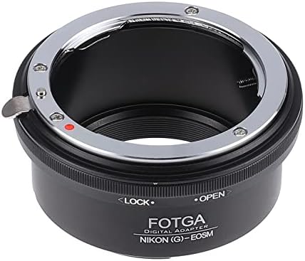 Адаптер за закрепване на обектива Fotga за обектив на Nikon с монтиране G/F/AI/AIS до беззеркальной камера Canon EOS EF-M