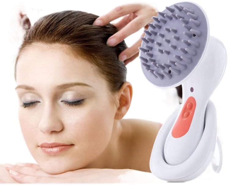 Lemail перука водоустойчив Електрически масажор масажор за глава на кожата на главата косата на растеж на косата