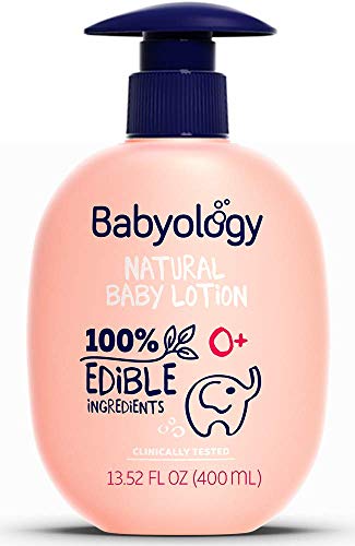 Органични детски лосион Babyology - Годни за консумация съставки - Най-безопасният Естествен детски овлажнител