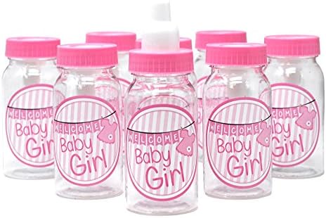 Пластмасови шишета за бебешка мляко Homeford, 4-1/ 2 инча, 8 броя (Син - въже за дрехи за момчета)
