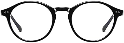 Teumire Синя Светлина Блокер Очила на Жените и Мъжете Ретро Очила В Кръгла Рамка Срещу Пренапрежение на Очите UV