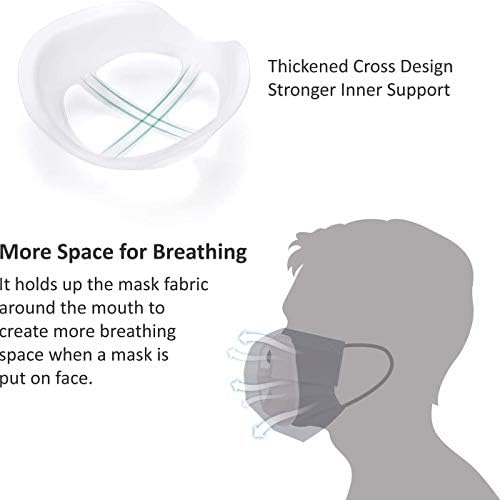3d поддържаща рамка за подпомагане на дишането, силиконова Вътрешна стълб, дишаща Вътрешна скоба за лице и червило