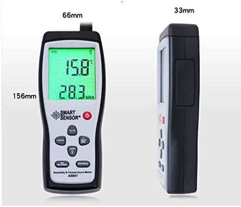 Индустриална машина за висока точност Измерване на температура и Влажност XJJZS с Подсветка Дигитален Psychrometer-Термометър