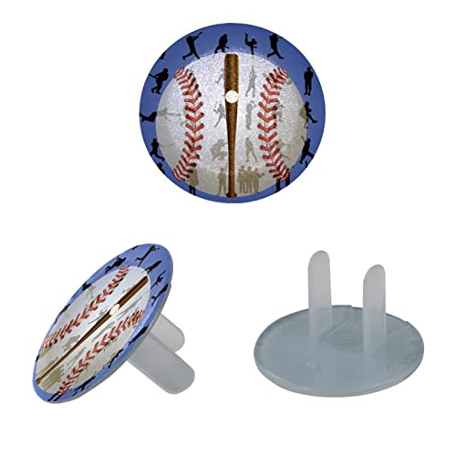 Прозрачен капак за контакти (24 бр. в опаковка) Спортна форма за бейзбол Диелектрични Пластмасови Капачки за електрически