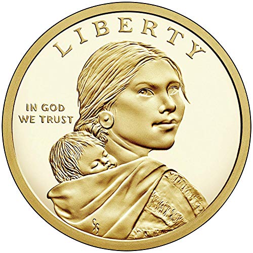 Доларът индианци Сакагавеи 2018 г. - Изключителна монета - Джим Торп - Gem Proof DCAM - Монетен двор на САЩ