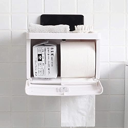 OMOONS Закачалки За Кърпи, Държач за Тоалетна Хартия Креативна Проста Кутия За Тоалетни Кърпички За Баня, Безплатен Перфорирана