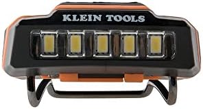 Klein Tools 56402 Led лампа, Скоба, за да козирка, шапки с Въртяща се глава, 2 батерии ААА, за Работа, Тичане, разходки