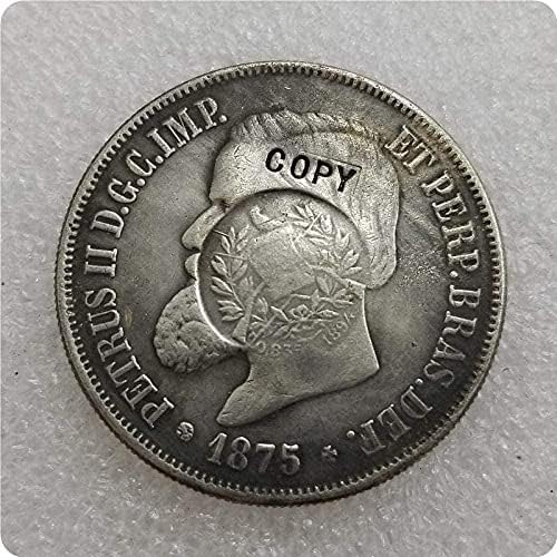 Монета на Повикване Великобритания Виктория 1 Стотинка 1847 Червена Мед Копирни Монета за Копия Подарък за Него Колекция