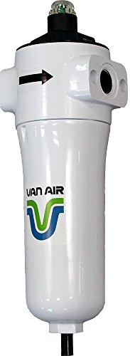 Ван Air Systems F200-0055-1/2- Филтър за сгъстен въздух серия C-AD-PD6 F200, Премахва масло, вода и твърди частици, Индикатор