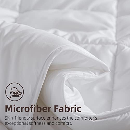 Стеганое одеяло с поставяне на алтернативни настоящият одеяла Ousidan Down, сшитое в клетката, калъф от матирана микрофибър,
