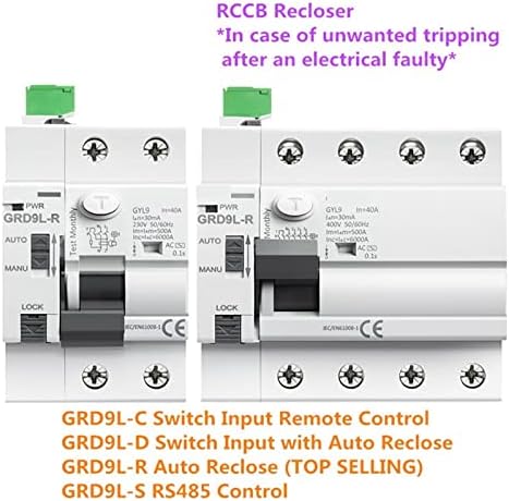 ANIFM GRD9L 6KA ELCB RCCB Автоматично устройство за повторно включване на Автоматичен прекъсвач с дистанционно управление