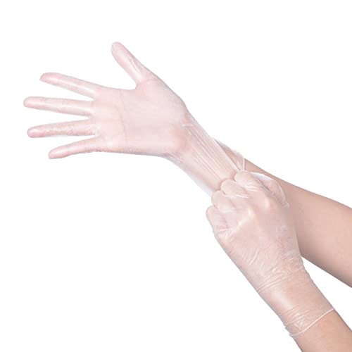 Винилови ръкавици Daxwell, Без прах, Големи, Прозрачни, F10001750B (Кутия от 100 броя)