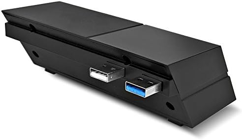 Продукти TNP за PS4 USB-хъб с 5 Порта USB 3.0 Хъб, 2.0 Високоскоростен Разширяване на Зарядното Устройство Контролер,