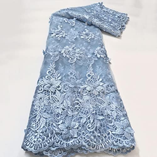 ZZML 5 ярда 3D тюлевая лейси плат за сватбена рокля Материали за шиене със собствените си ръце (цвят: D, размер:
