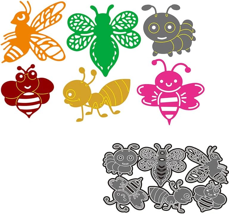 Trdxxx Пчелите Метални Щанцоване, Шаблони за Рязане на Картички, Шаблони за DIY Албум за Scrapbooking, Декоративни