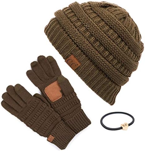 C. C Exclusives Кабел Шапка Knit - Дебели, меки и топли шапки-бини с по-къси кроем (ШАПКА-20A) (ШАПКА-30)