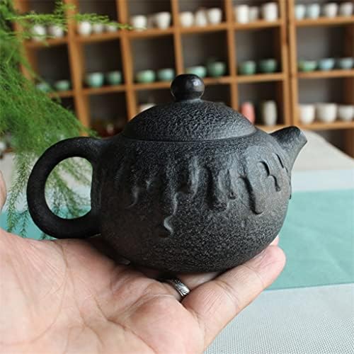 SDFGH Чайник Ръчно изработени Творчески Каменна Саксия За Заваряване на Чай Филтър Oolong Саксия За Вода Набор от Этикетных