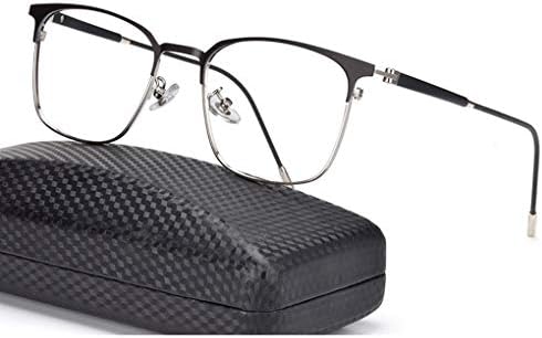 Постепенно Мультифокальные Очила за четене с блокиране на синя светлина, Метални рамки и Лещи от смола, Далечни и Близки Неполяризованные