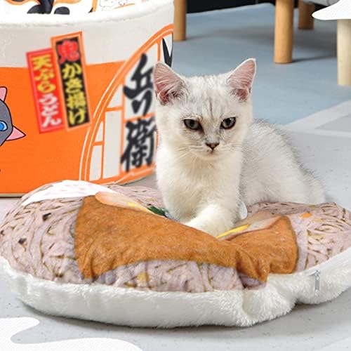 MSUIINT Cat Nest Творческа Котешки Гнездо под формата на Юфка за бързо приготвяне, Сладък и Удобен Разтегателен
