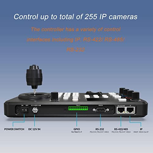 AVIDEONE PTZ Църковна Камера с 20-кратно Оптично увеличение POE X1, Контролер за PTZ CameraJoystick X1