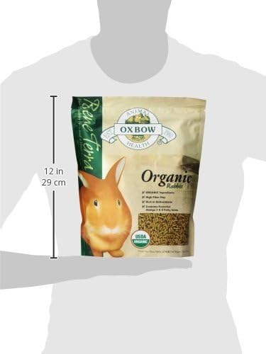(2 опаковки) Органична храна за зайци Oxbow Бене Terra, 3 кг