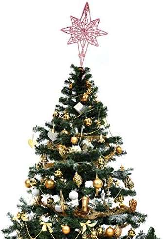 ABOOFAN Мастика Звезда, Украса за Коледната Елха, Желязо Изкуство, Коледа в цилиндър на Върха на дървото, Креативна