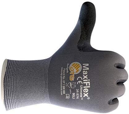 Ръкавица MaxiFlex 34-874 от непрекъсната трикотаж от найлон / ликра с покритие от микропены с нитриловым покритие