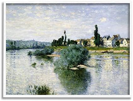 Ступелл За Селски Къщи Пейзаж на Езерото Класическа картина на Моне, Дизайн на Клод Моне