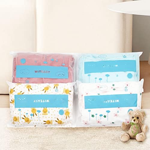 Witeasy 1 опаковка Кърпи за яслите, Чаршаф за матрак на детско креватче + 2 опаковки на Детски Квадратни Кърпи за момчета и