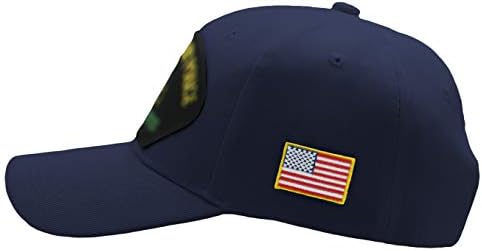 PATCHTOWN US Navy Seabee - Ветеранская шапка /бейзболна шапка за ветерани от Виетнам, регулируемо, един размер Подходящ за
