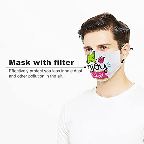 Творчески Прахозащитен Калъфи За устата защитно Облекло Тъканни Маска Дизайн Cartoony Артистичен Дизайн Насладете се на Днешния
