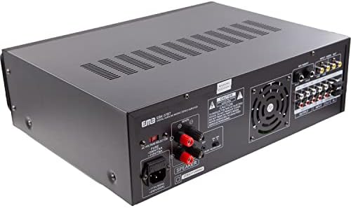 EMB Pro 700-Ватов цифров караоке-Смесител, за монтаж в рак, Стереоусилитель EBK37BT с стрийминг на трансфер по USB, Echo