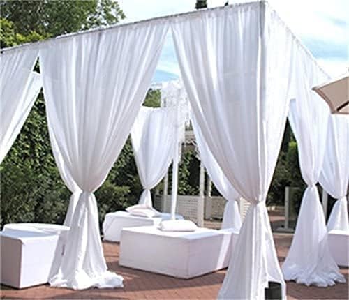 Бистра Вуалевая Шифоновая плат с ширина 120 см (10 фута) - идеален за перде панели и прикриване на сватби и събития -