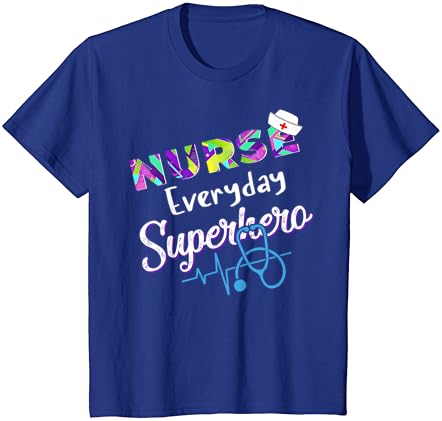 Тениска с Супергерой, Раскрашивающая медицинска сестра За Всеки Ден, Международен Ден на медицинските Сестри
