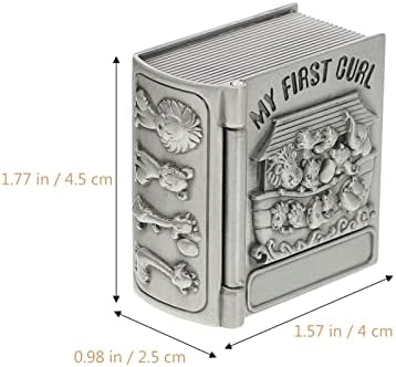 Метална Кутия за съхранение на Veemoon, Метална Кутия за съхранение, 2 бр., Кутии за млечните Зъби и Държач за Зъби, Метална Кутия за Съхранение на зъбите на паметта за де