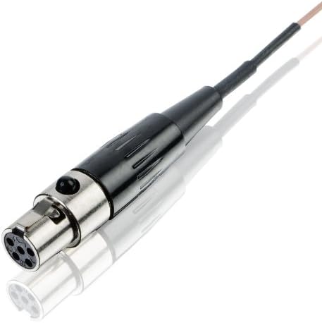 Countryman E6DW6B2L4 Пружинистые слушалки E6 насочени действия с 2 мм кабел за предаватели Lectrosonics (черен)