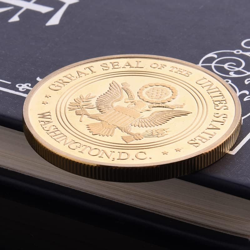 2017 САЩ Статуята на Свободата във Вашингтон Позлатен медал Чуждестранни монети Оцветени Златни и Сребърни монети
