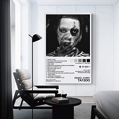 OBICK Дензъл Къри – Ta13oo Платно Плакати Стенен Артистичен Интериор на Стаята Украса Спални Без рамка-style12x18 инча (30x45
