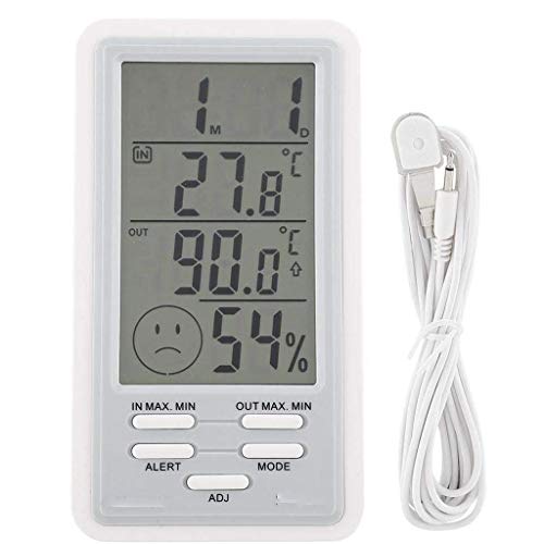 Стаен термометър SXNBH - електронен измерител на температурата и влажността в затворени помещения и на улицата с