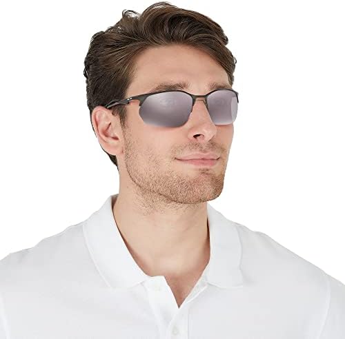Правоъгълни Слънчеви очила Oakley Men ' s Oo4145 Тел Tap 2.0 Правоъгълна форма