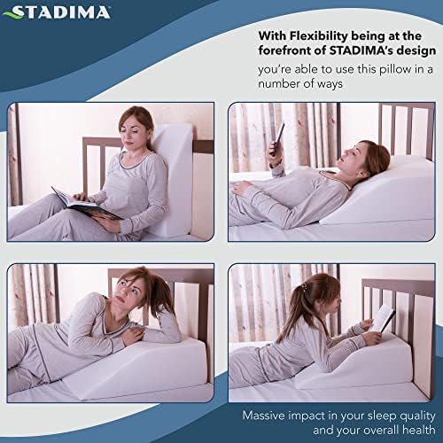 Клиновидная възглавница STADIMA с горна част от пяна с памет ефект –Терапевтична възглавница с оптимистичен възглавница