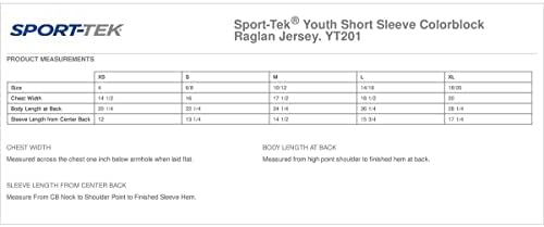 Спортен Младежки Raglan с къс ръкав и цветни блокчета от Tek