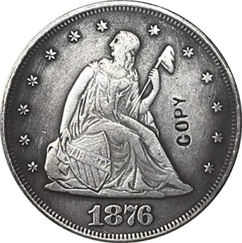 Копие Двадцатицентовых монети Седнала на Свободата на Съединените Щати 1876 година за Домашен интериор на Офис