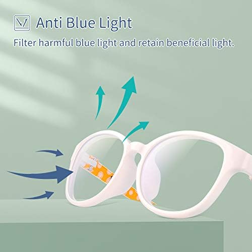 Блокиране на синя светлина Очила PERFECTSIGHT за деца, момчета и Момичета, Дограма TR90 с гъвкава лента, защита от главоболието