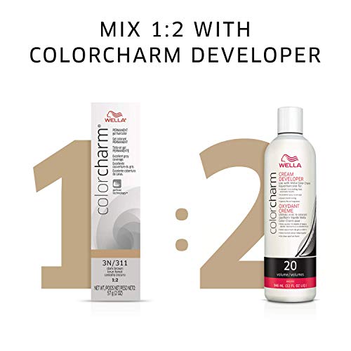 Перманентен гел за боядисване на коса Dave ColorCharm с продължително действие Gelfuse™ Технология за сиво покритие,