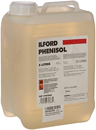 Разработчикът на рентгенова радиация Ilford Phenisol, 5 литра