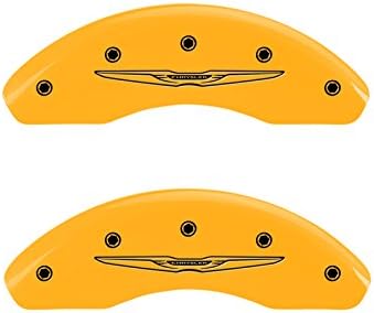 Капачки на челюстите MGP 32023SCW2YL Жълти Капачки на челюстите (комплект от 4 броя, отпред и отзад гравирано: Стил